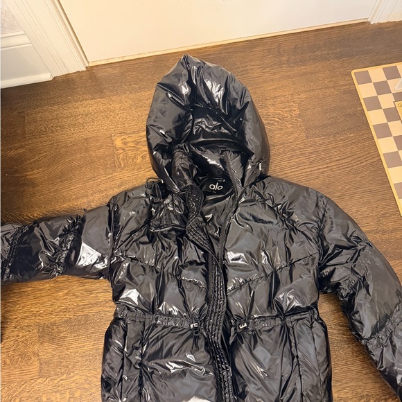 ALO Yoga black stunner puffer jacket brand new with tags